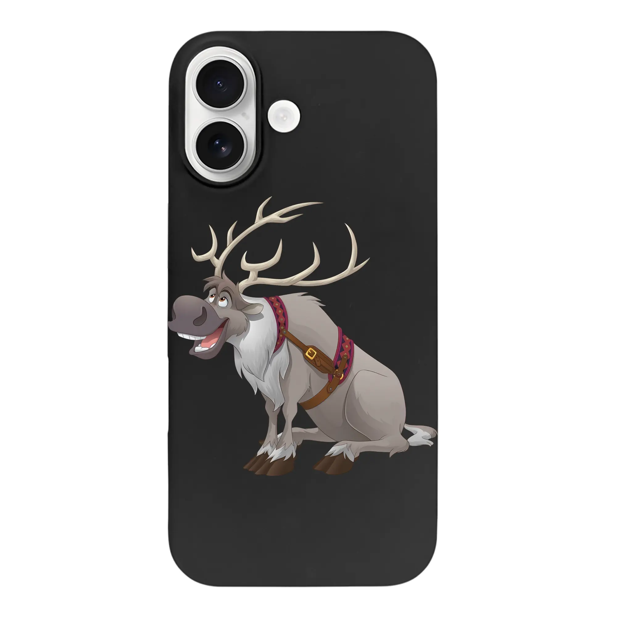 アナと雪の女王(Frozen) グッズ スヴェン(Sven) - iPhone 17 シリーズ シリコンケース 薄型 耐衝撃 指紋防止 ソフトタッチカバー 精密フィット 傷防止 保護ケース iPhone 17/17 Air/17 Pro/17 Pro Max 対応